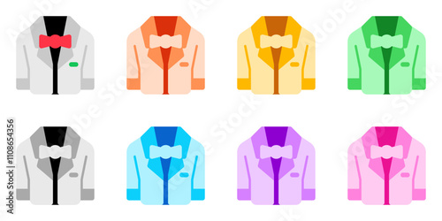 Editable wedding suit vector icon. Wedding, valentine, love, celebration. Part of a big icon set family. Perfect for web and app interfaces, presentations, infographics, etc