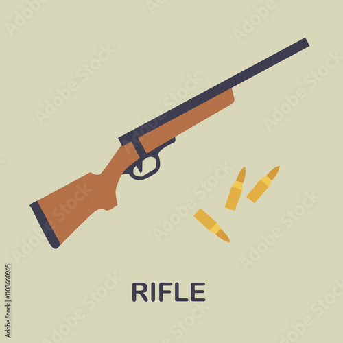 Sniper rifle, semi-automatic,...