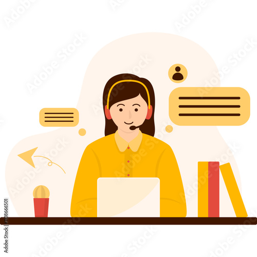 Customer Service Illustration