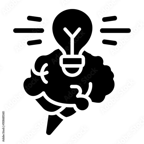 creative mind Solid icon