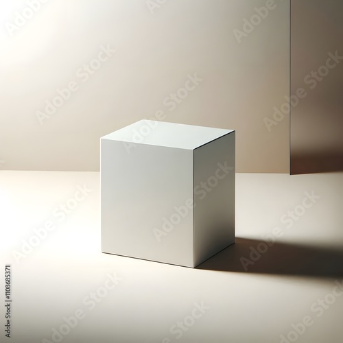 white box on black