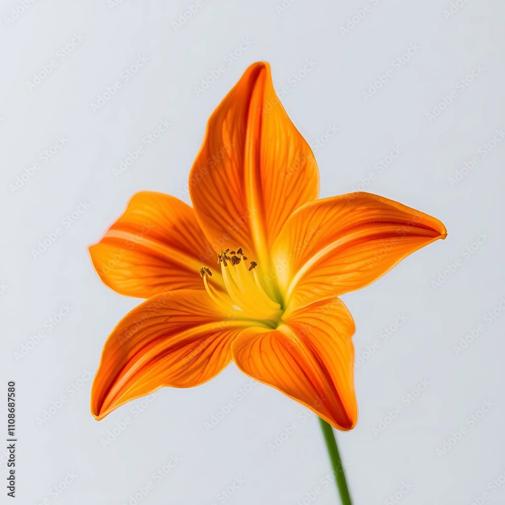 Fototapeta premium orange lily isolated on white