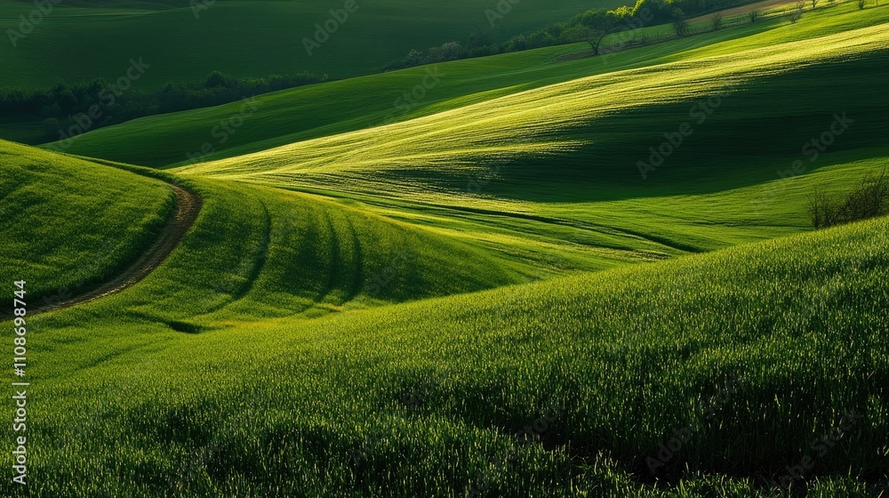 Vibrant natural scenery of lush green fields and meadows during spring or summer offers a tranquil atmosphere with ample copy space. Lush green fields create a serene backdrop. Vibrant natural scenery of lush green fields and meadows during spring or summer offers a tranquil atmosphere with ample copy space. Lush green fields create a serene backdrop.
