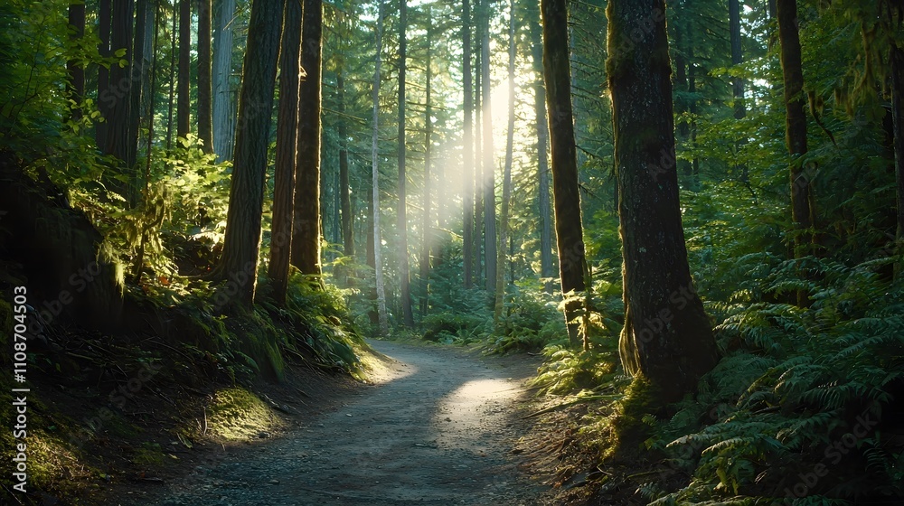 Fototapeta premium morning in the forest