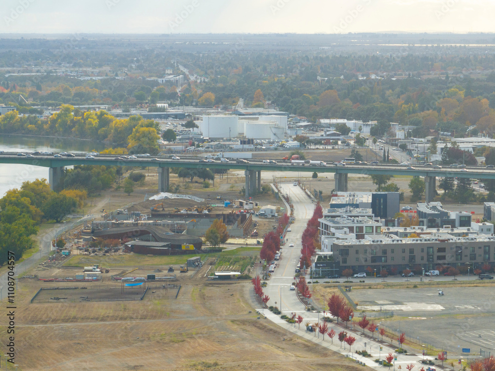 SACRAMENTO , CA, CALI , CALIFORNIA , CAPITAL , STATE , STATE CAPITAL , STATE BUILDING , CITY, DRONE . LAND SCAPE ,