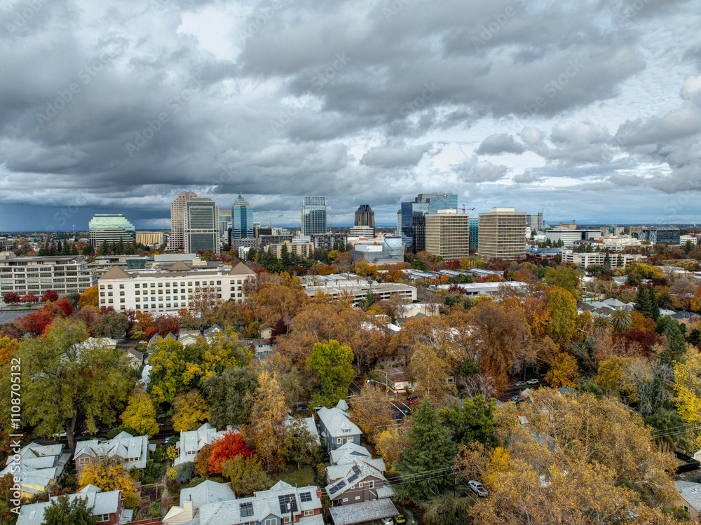 view of the city