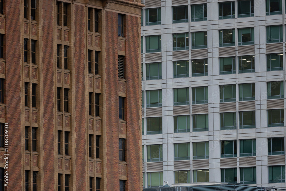 windows of a building