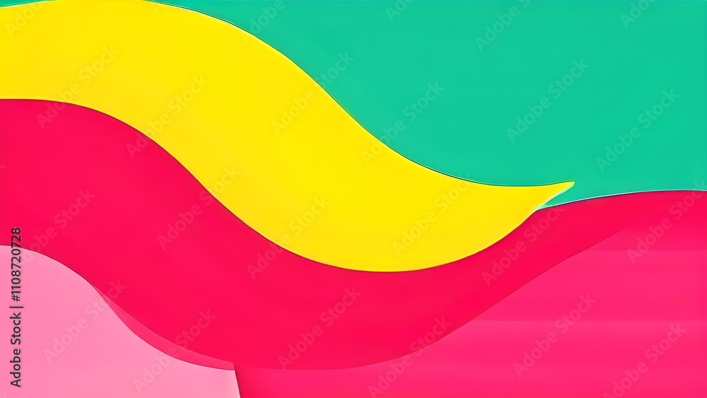 pop art background in yellow, pink, green and red pop art background in yellow, pink, green and red
