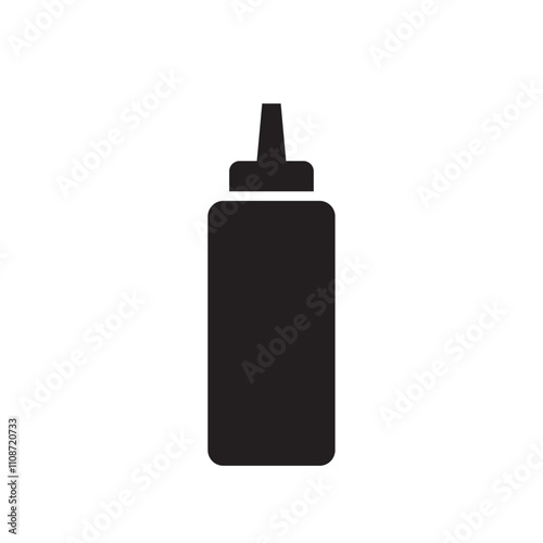 Ketchup icon for condiment or sauce