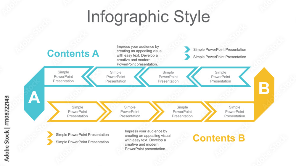 Fototapeta premium PPT Infographics Slide 11