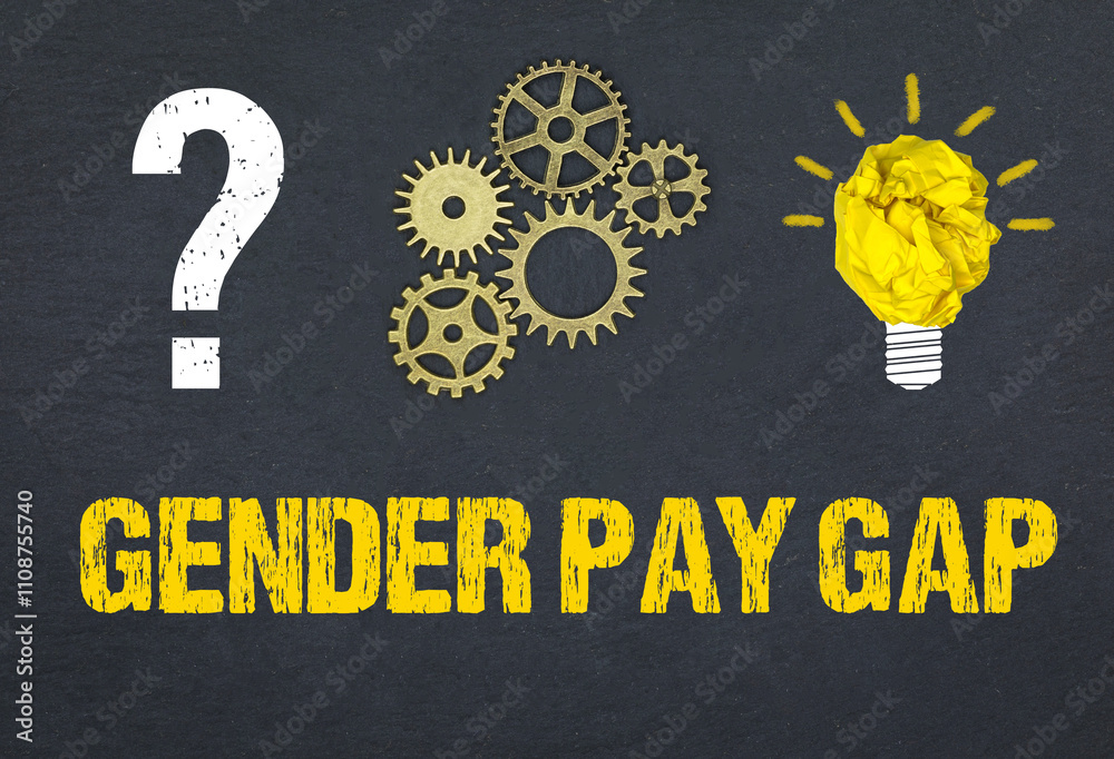 Obraz premium Gender Pay Gap 