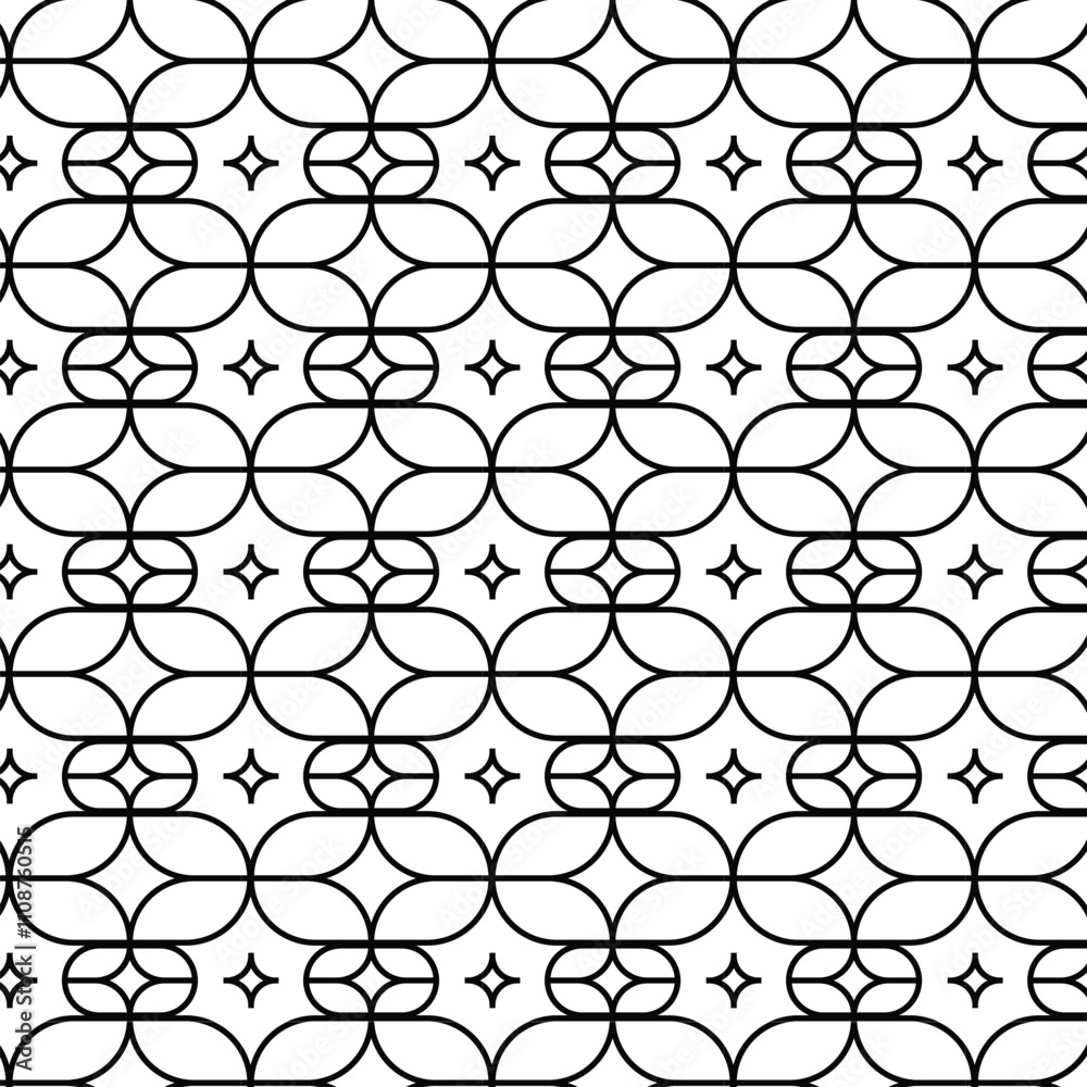 Pattern vector seamless abstract and swatches oriental line texture on white background wallpaper geometric diagonal fabric waves set of design elemen