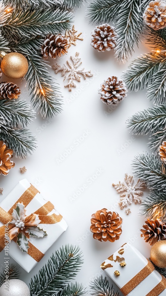 クリスマスのフレーム