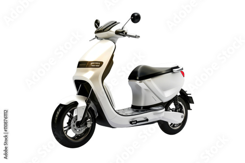 New model electric scooter designed for urban commuting and eco-friendly travel with advanced features photo