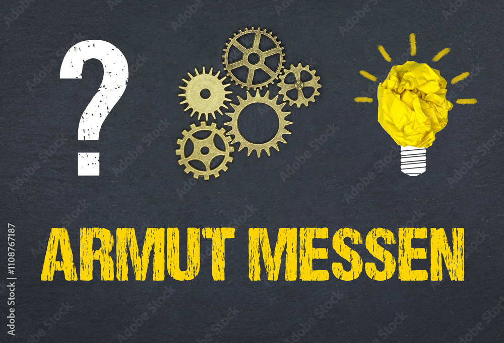 Obraz premium Armut messen