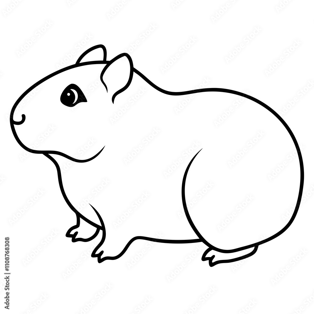 illustration of a cartoon squirrel