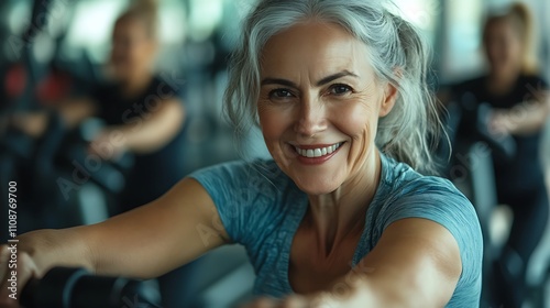 Fitness enthusiast exercising in gym health studio portrait Free Download Fitness enthusiast exercising in gym health studio portrait - GFXLoad