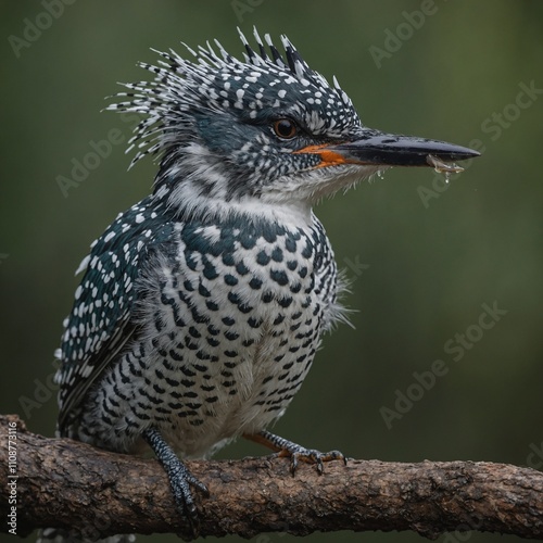 Crested Kingfisher photo