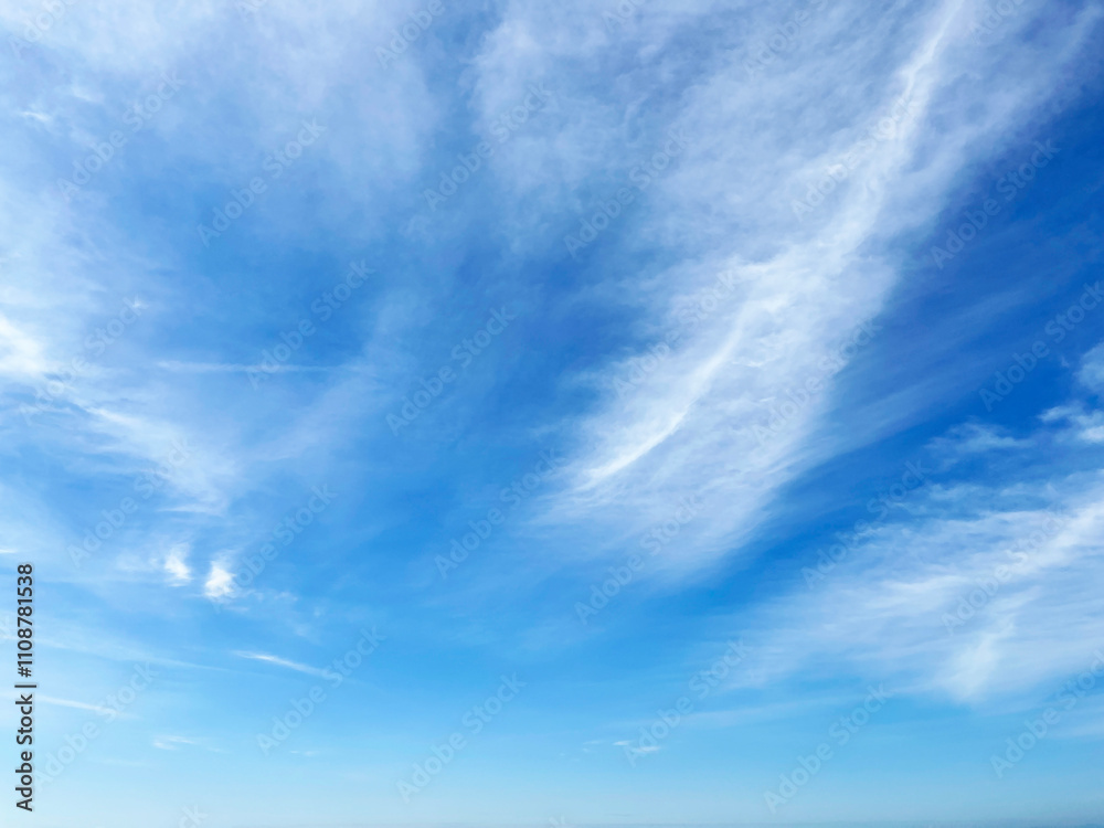 Obraz premium 夏の青空と雲