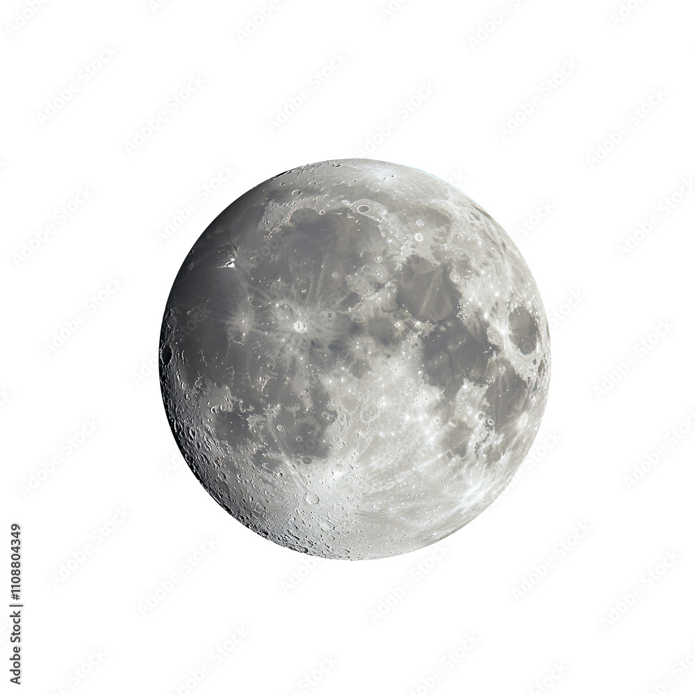 Full realistic moon isolated on white & transparent a background. Full realistic moon isolated on white & transparent a background.