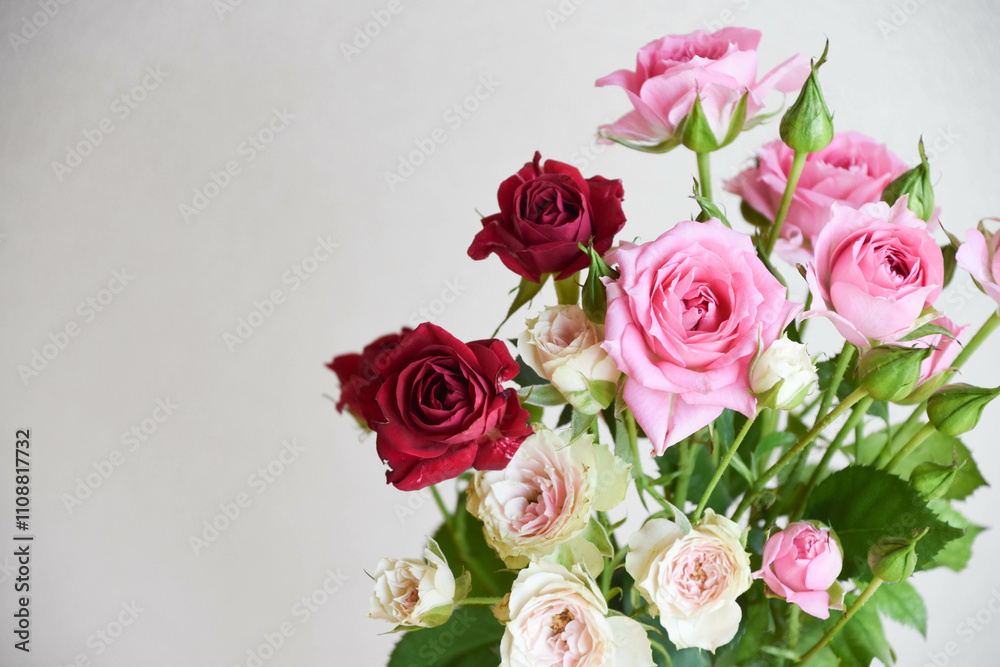 Fototapeta premium スプレー薔薇の花束