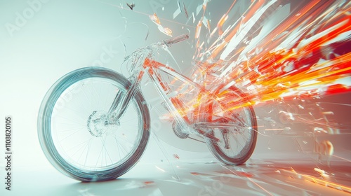 Dynamic Motion Lines in Playful Cartoon Style
