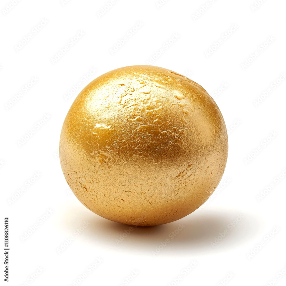 Golden sphere on white background. Golden sphere on white background.