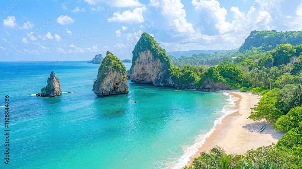 Stunning Aerial Sunset Beach View Tropical Island Paradise Turquoise Waters Sandy Shore Stunning Aerial Sunset Beach View Tropical Island Paradise Turquoise Waters Sandy Shore