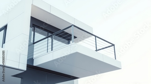 Modern Condominium Balcony with Sleek Design