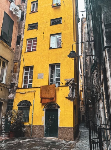 Yellow building