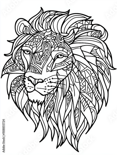 A simple coloring page for a child, simple detail, clean thick lines, outline no color fill frame, extreme simple line drawing, AI generated
