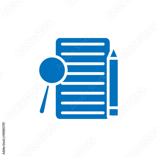 Define icon Thin line illustration set