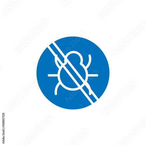 Debug icon Thin line illustration set