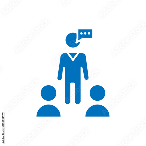 Expert opinion icon Thin line illustration set