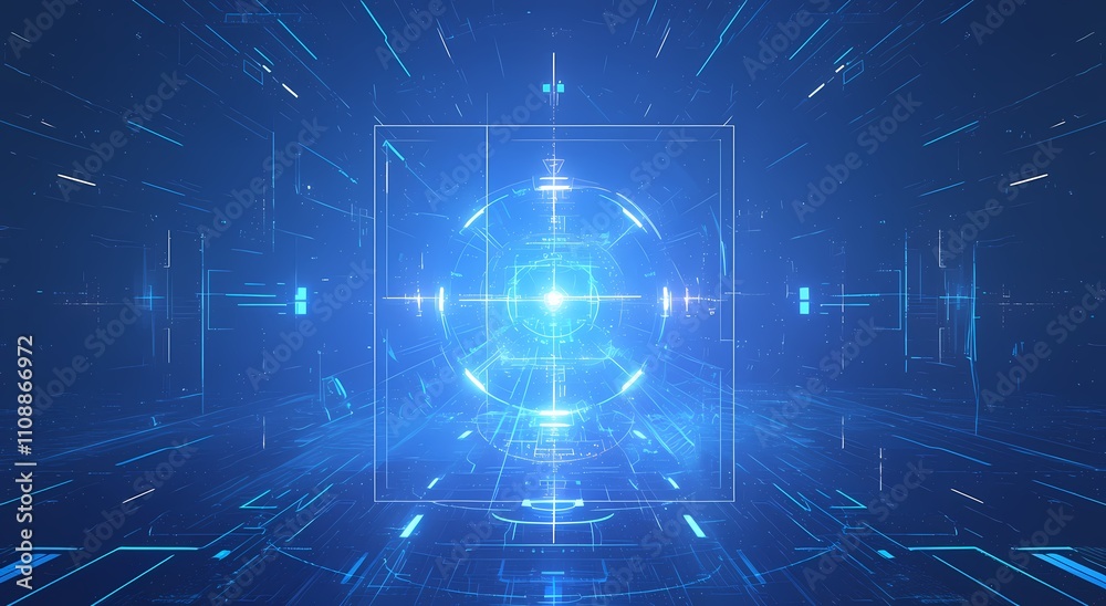 Obraz premium abstract blue background