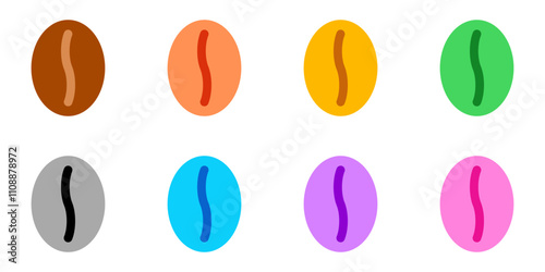Editable coffee bean vector icon. Cafe, coffee shop, restaurant, drink, beverages. Part of a big icon set family. Perfect for web and app interfaces, presentations, infographics, etc