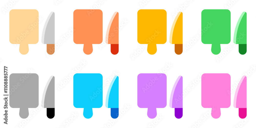 Editable knife, cutting mat vector icon. Part of a big icon set family. Perfect for web and app interfaces, presentations, infographics, etc Editable knife, cutting mat vector icon. Part of a big icon set family. Perfect for web and app interfaces, presentations, infographics, etc