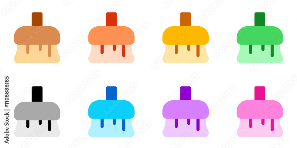 Editable broom vector icon. Part of a big icon set family. Perfect for web and app interfaces, presentations, infographics, etc Editable broom vector icon. Part of a big icon set family. Perfect for web and app interfaces, presentations, infographics, etc