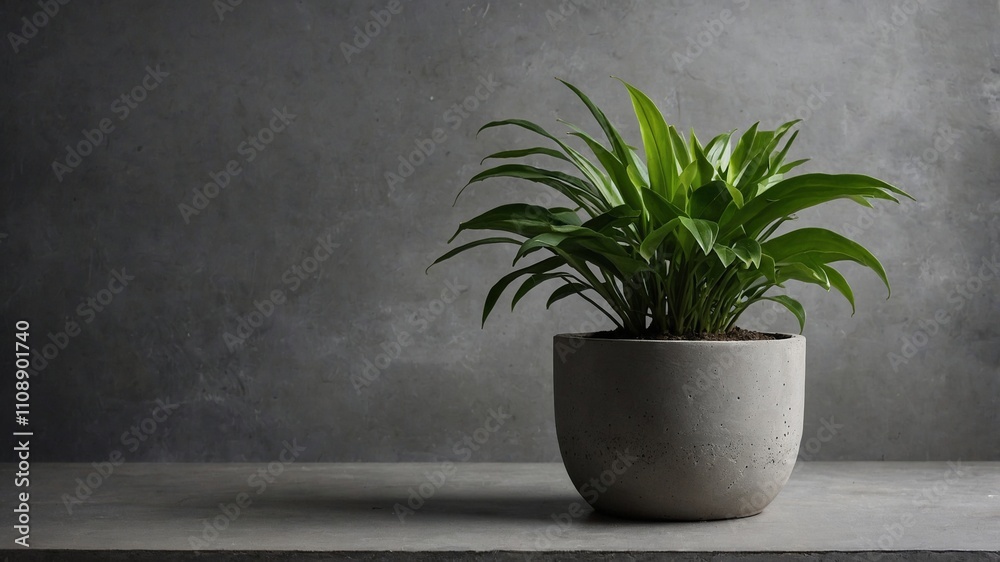 Fototapeta premium plant in a flowerpot - generative ai
