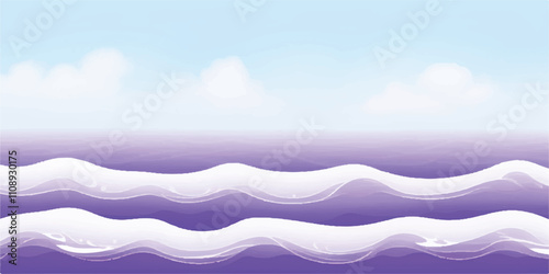 Transparent abstract purple and white abstract water color ocean wave texture background. Banner Graphic Resource as background for ocean wave and water wave abstract graphics
