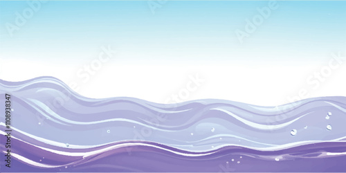 Transparent abstract purple and white abstract water color ocean wave texture background. Banner Graphic Resource as background for ocean wave and water wave abstract graphics
