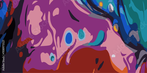 abstract art, fluid art. Abstract background, Decorative acrylic paint that fills the texture of mountain marble. abstract pattern, Abstract background with colorful waves of paint in pastel colors