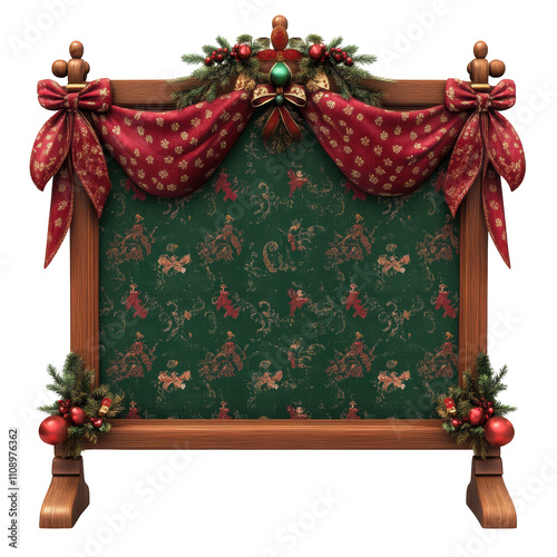 Christmas Fireplace Screen: Festive Holiday Decor  photo