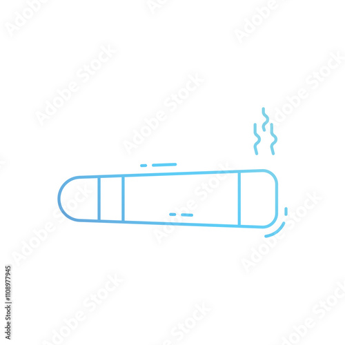 Cigar vector icon