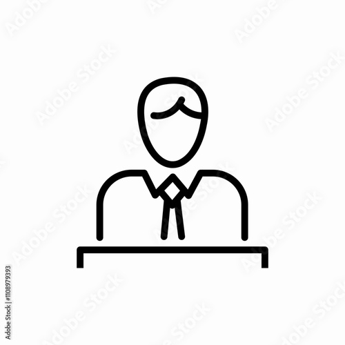 male audience icon sign vector