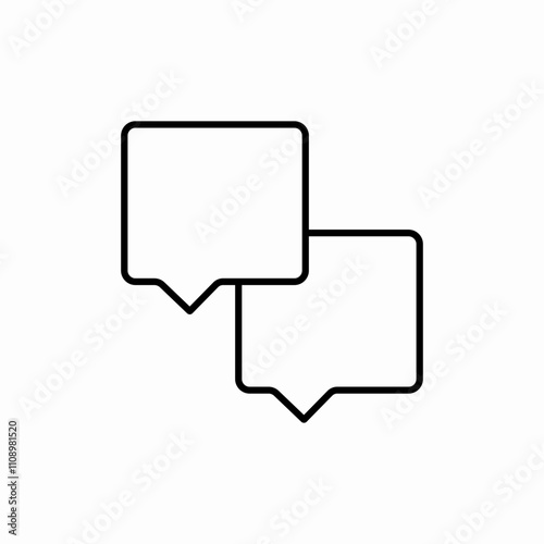 speech bubble icon sign vector