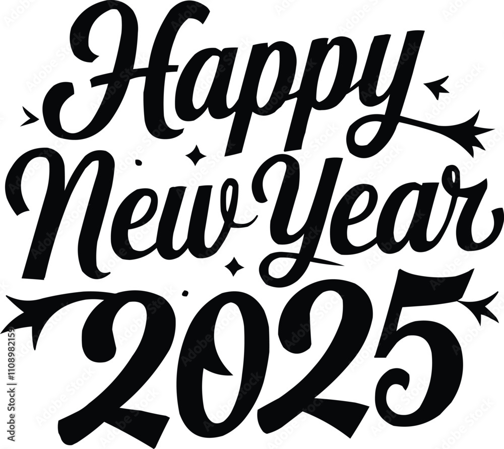 Obraz premium New Year, New Dreams: Welcome 2025