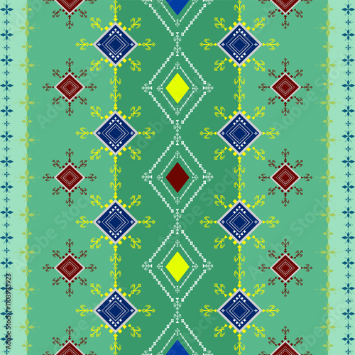 The Harmonious Interplay of Circles, Triangles, and Squares Weaving Ethical Geometry in a Verdant Digital Tapestry