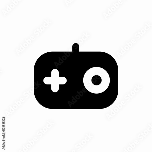 game controller icon sign vector