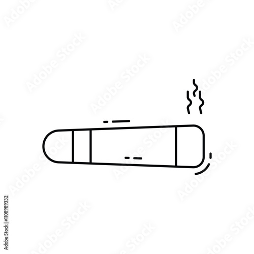 Cigar vector icon